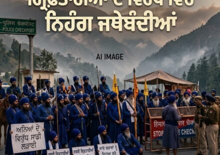 Nihang Sikh groups stopped at Himachal-Uttarakhand border amid protest over arrests create image on topic